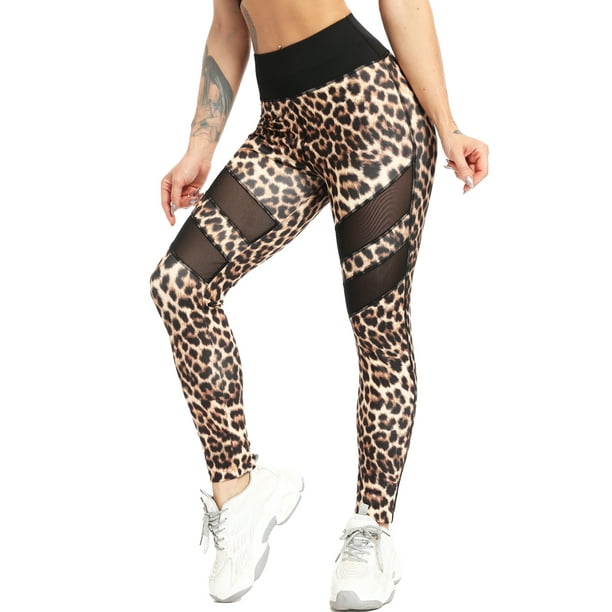 Compression Yoga Pants Stretch Workout Leggings High Waist Tummy Control Animal Leopard Print Cat Pattern Compression Yoga Pants Stretch Workout Leggings High Waist Tummy Control Animal Leopard Print Cat Pattern